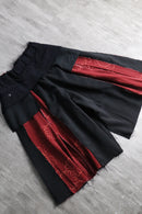 "Re:make" 羽織り　docking half pants.
