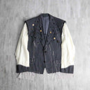 "Re:make" button design docking tailored jacket
