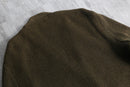 1980-90s leather front panel knit cardigan