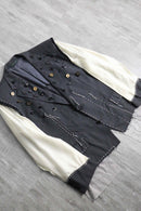 "Re:make" button design docking tailored jacket