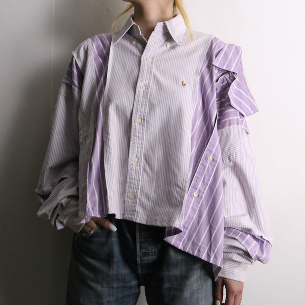 "Re:make" 2docking short length shirt