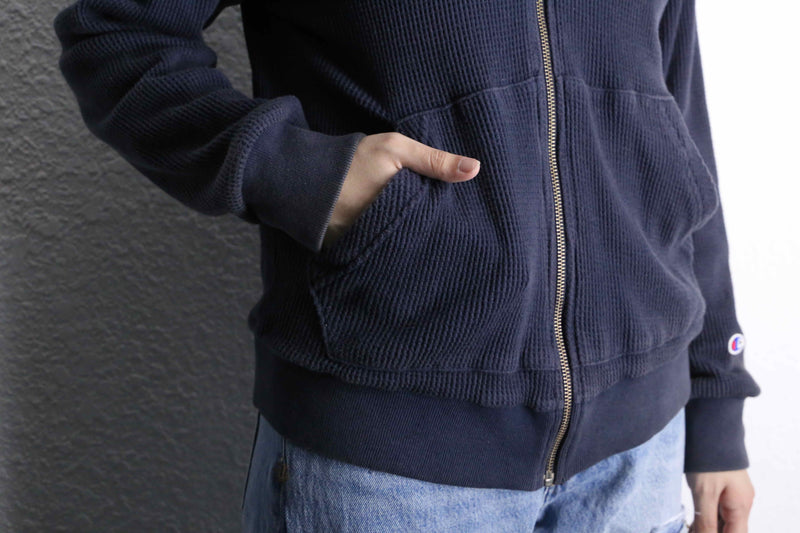 "Champion" thermal cotton reversible zip parka
