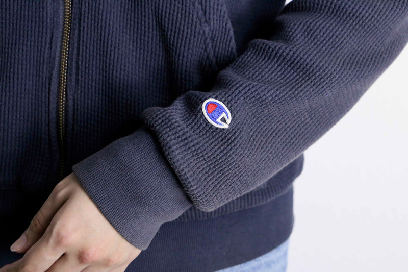"Champion" thermal cotton reversible zip parka