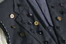 "Re:make" button design docking tailored jacket