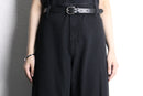 high rise black baggy denim