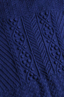 3D dot bi-color short knit jacket