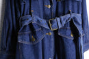 1990s TOGETGER indigo denim long coat