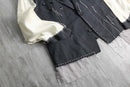 "Re:make" button design docking tailored jacket