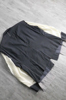"Re:make" button design docking tailored jacket