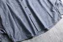 1990s G.H. BASS & CO. chambray work shirt