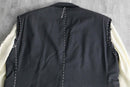 "Re:make" button design docking tailored jacket