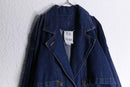 1990s TOGETGER indigo denim long coat