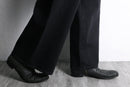 high rise black baggy denim