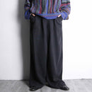 black wide baggy lyocell pants