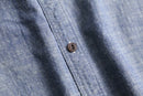1990s G.H. BASS & CO. chambray work shirt