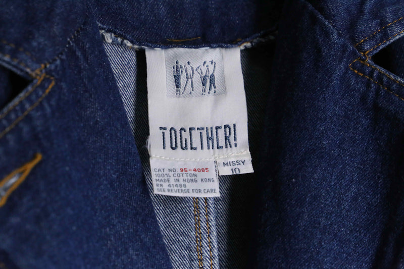 1990s TOGETGER indigo denim long coat