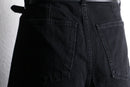 high rise black baggy denim