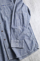 1990s G.H. BASS & CO. chambray work shirt