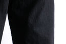 high rise black baggy denim