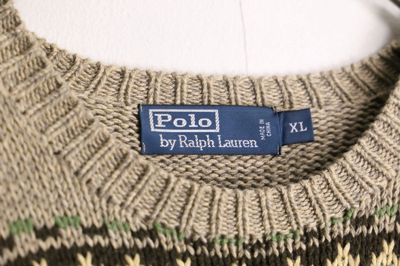 "POLO by Ralph Lauren" nordic pattern knit