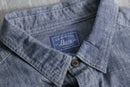 1990s G.H. BASS & CO. chambray work shirt