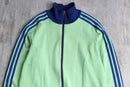 "60's W.Germany adidas" apple green track jacket