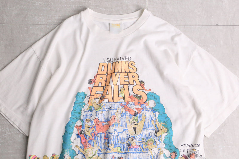 "DUNNS RIVER FALLS" design T-shirt