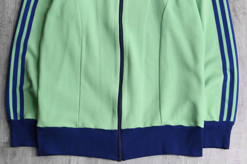 "60's W.Germany adidas" apple green track jacket