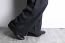 black wide baggy lyocell pants