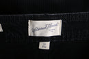 high rise black baggy denim