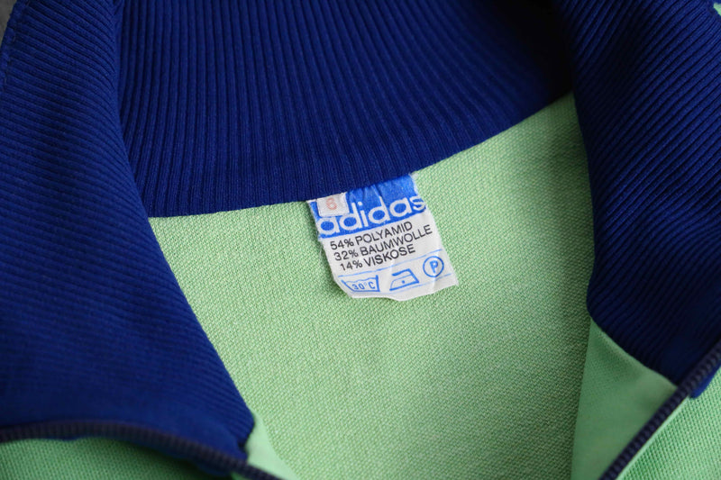 "60's W.Germany adidas" apple green track jacket