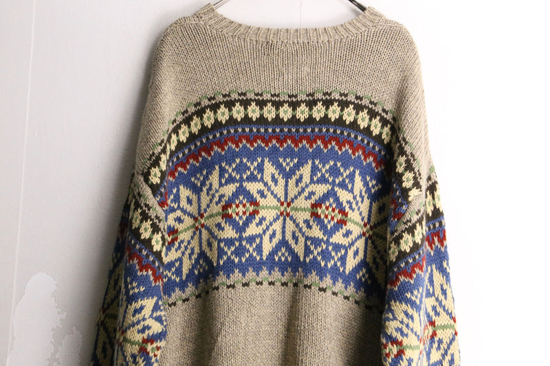 "POLO by Ralph Lauren" nordic pattern knit