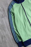 "60's W.Germany adidas" apple green track jacket