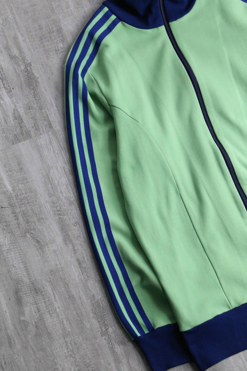 "60's W.Germany adidas" apple green track jacket