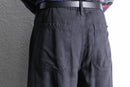 black wide baggy lyocell pants