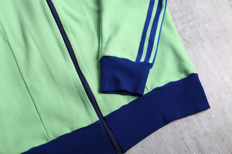 "60's W.Germany adidas" apple green track jacket