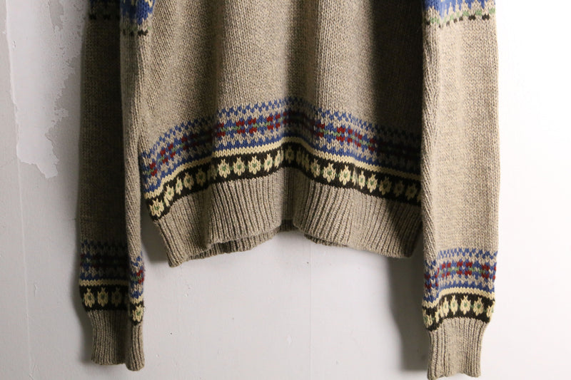 "POLO by Ralph Lauren" nordic pattern knit