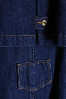 1990s TOGETGER indigo denim long coat
