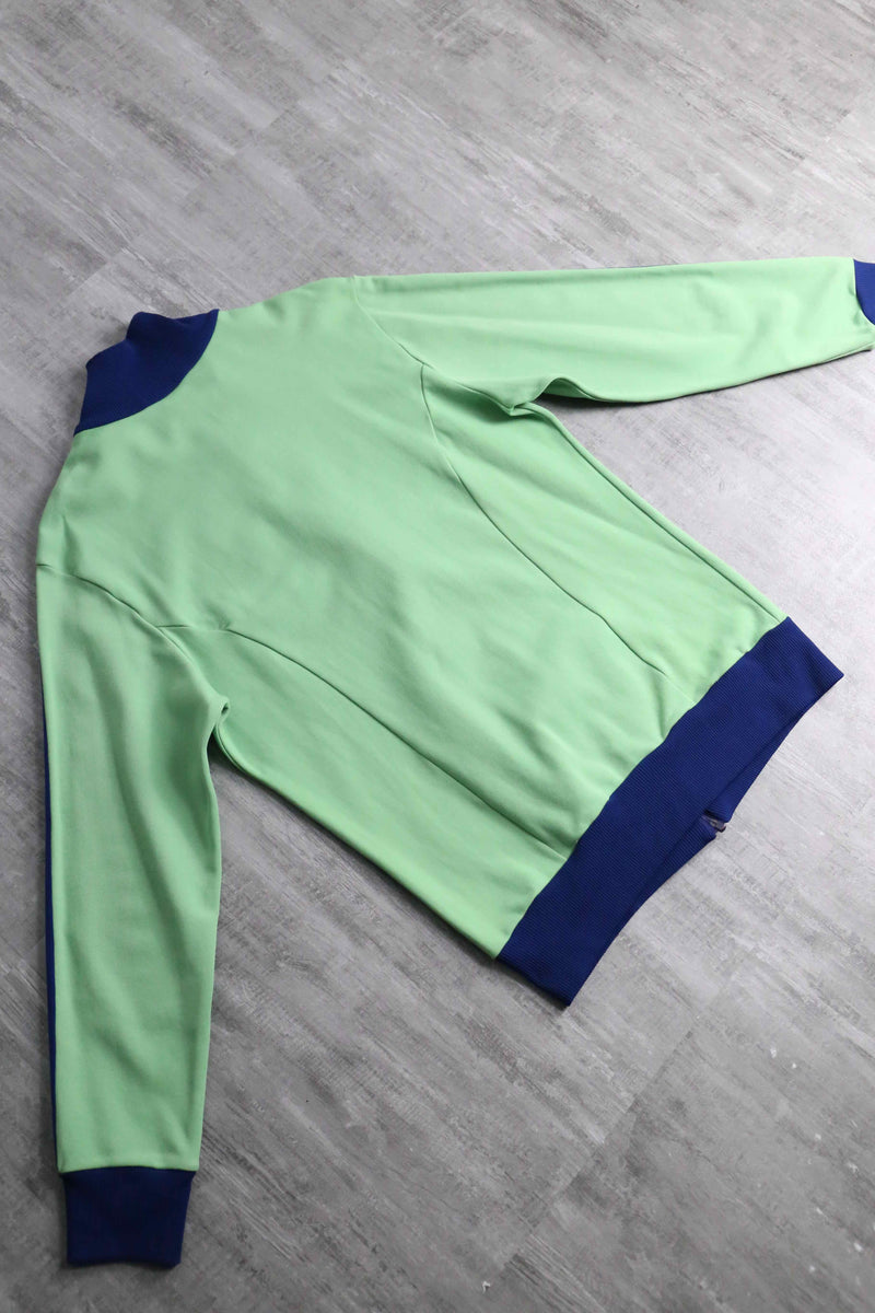 "60's W.Germany adidas" apple green track jacket