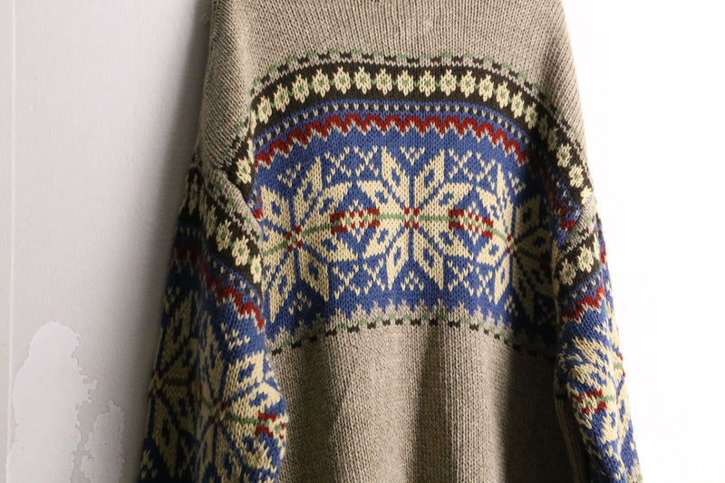 "POLO by Ralph Lauren" nordic pattern knit