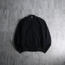 1990s–00s epauletted black blouson jacket