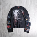 "Re:make" layered graphic L/S tee