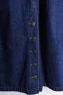 1990s TOGETGER indigo denim long coat