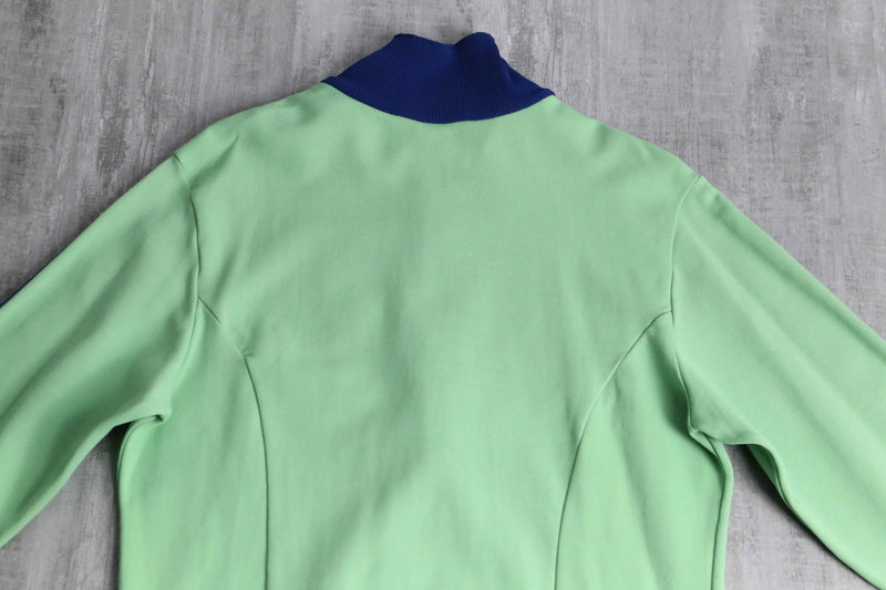 "60's W.Germany adidas" apple green track jacket