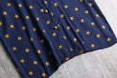 1990s all-over star design open collar shirt