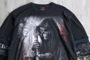 "Re:make" layered graphic L/S tee