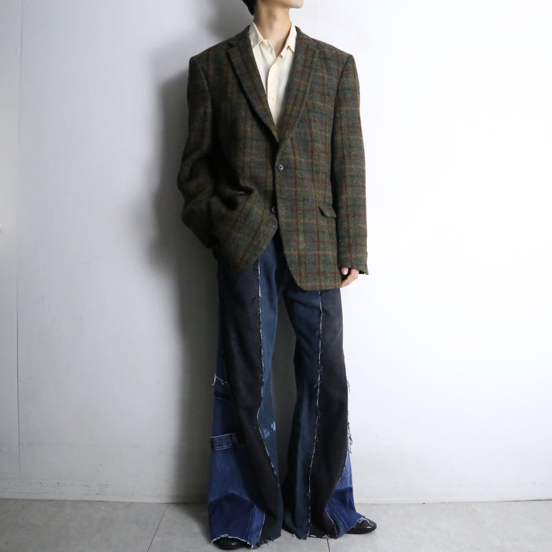 "Re:make" 3 docking side belt buggy denim pants