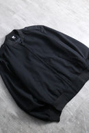 1990s–00s epauletted black blouson jacket