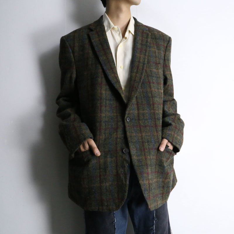 kahki wool tailored jacket