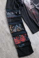 "Re:make" layered graphic L/S tee